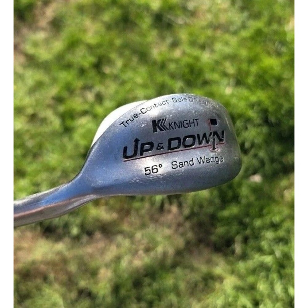Knight Up and Down 56° Sand Wedge True-Contact Sole Des. Stiff Flex Steel Shaft